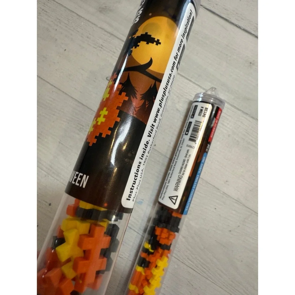 Plus Plus Halloween‎ pumpkin and bat two sets NEW